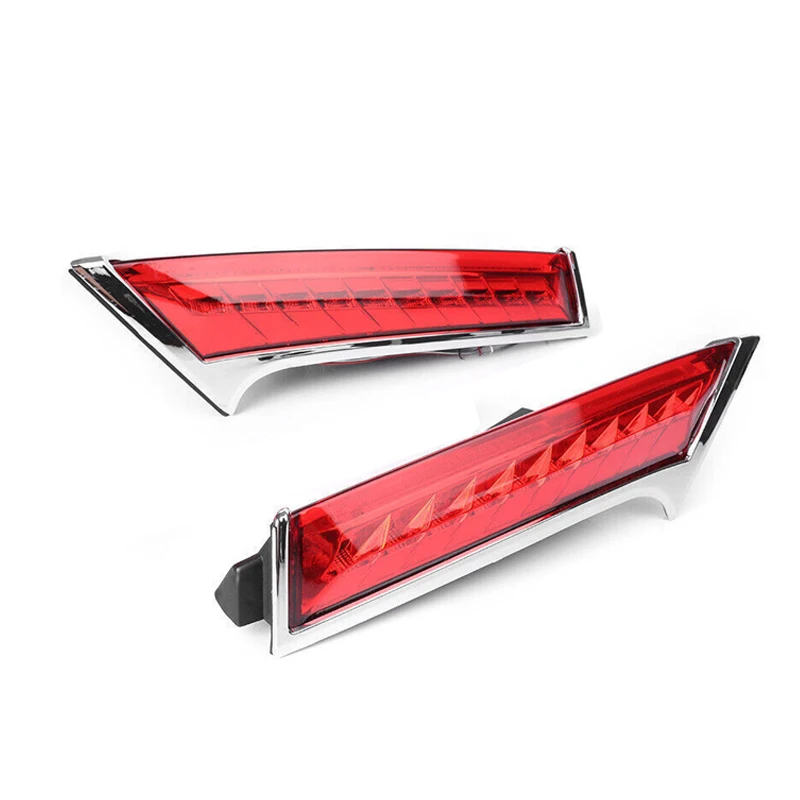 

1 Pair Car Rear Window Pillar Tail Brake Light Lamp ABS 12V Fit for Nissan Rogue X-Trail 2014 2015 2016 2017 2018 2019 2020 2021