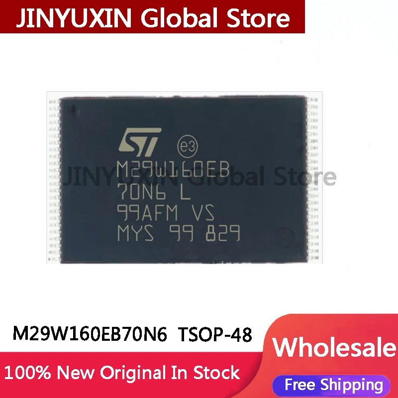 2PCS M29W160EB70N6 M29W160EB70N6E TSOP-48  IC In Stock Wholesale