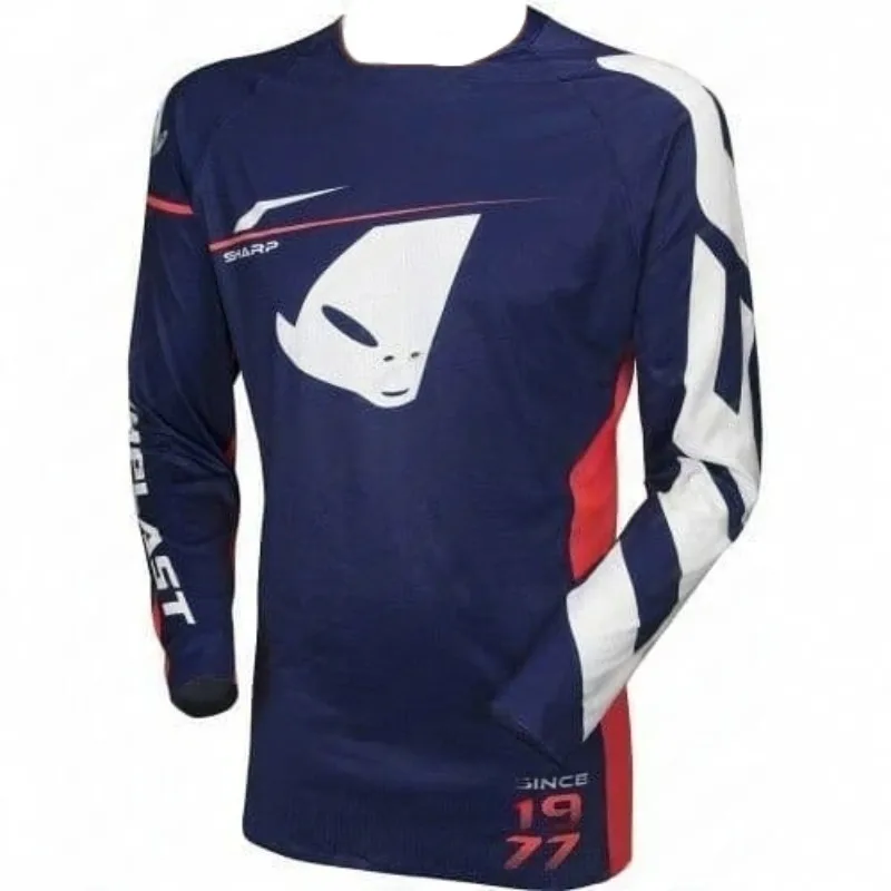 

Summer Motocross Top Cycling MTB Jersey, Enduro Motocross Jersey for Descending MX Cycling Fast Drying BMX Jersey