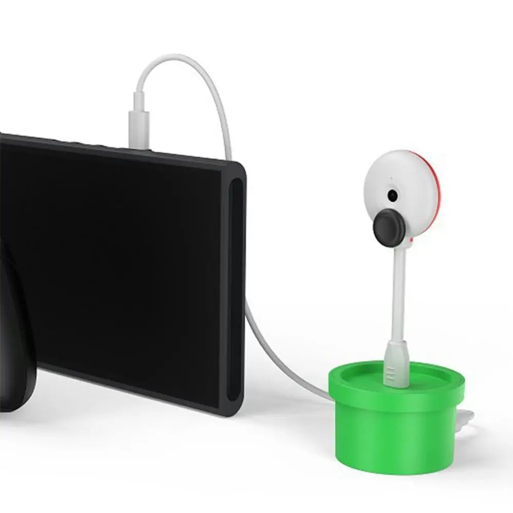 Scene Projection HD Camera for Nintendo Switch 2 Game Console Accessories  Water Drainage Style Base Holder with Data Cable