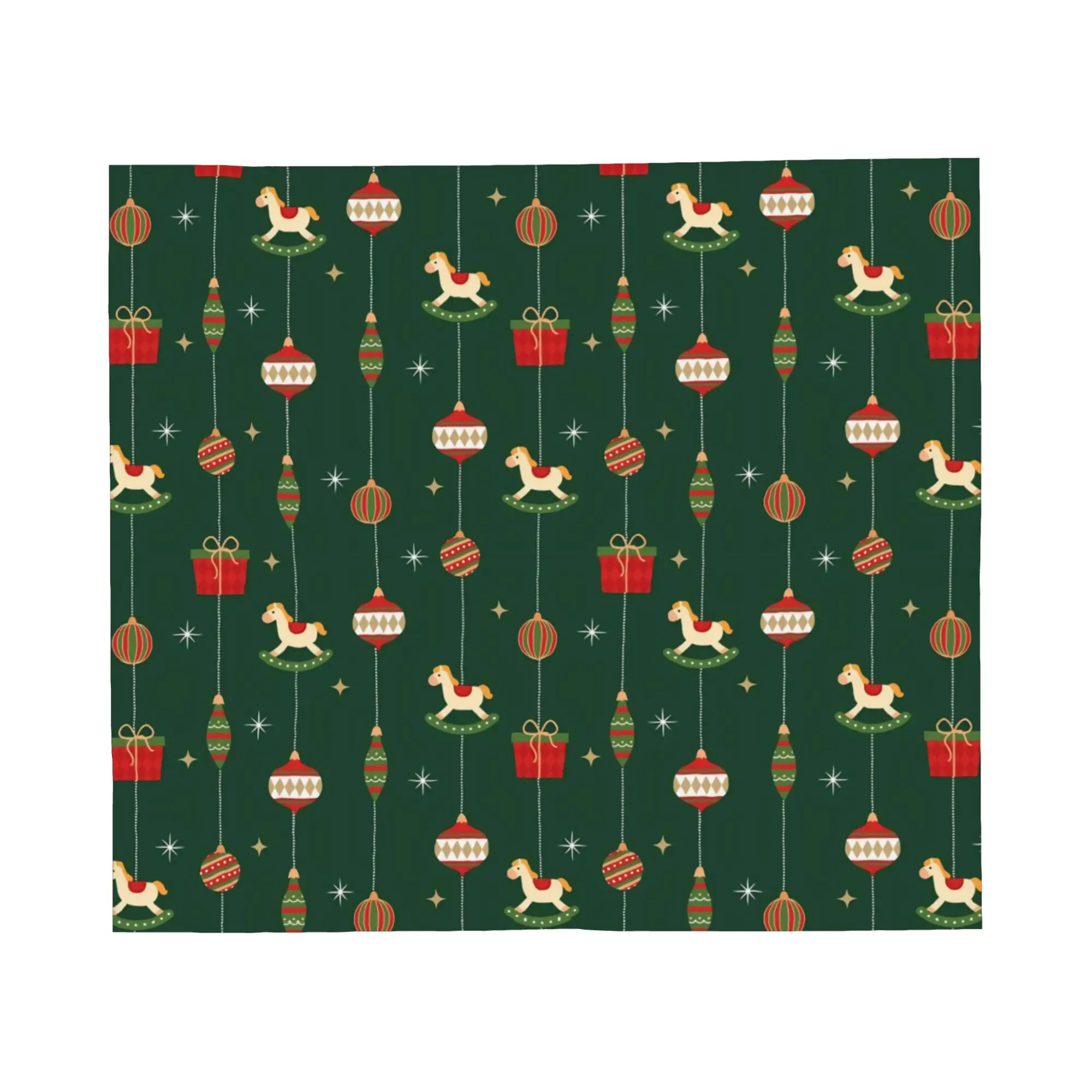 Christmas Xmas Cute Fleece Throw Blanket Winter Holiday Blanket for Bed Bedroom Super Soft Plush Thin Quilt
