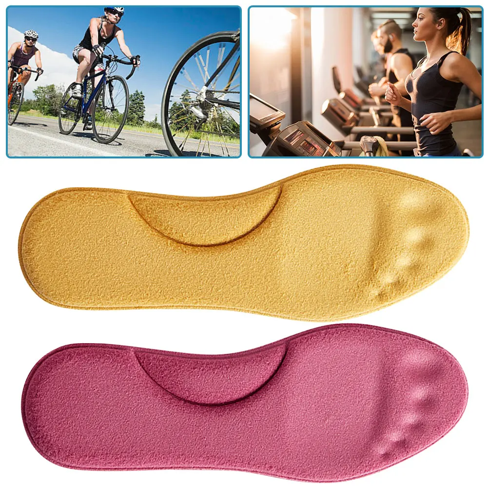 Women Men Massage Arch Support Shoe Pad Heated Insoles Self Heated Thermal Insoles for Winter for Outdoor Fishing Camping Hiking