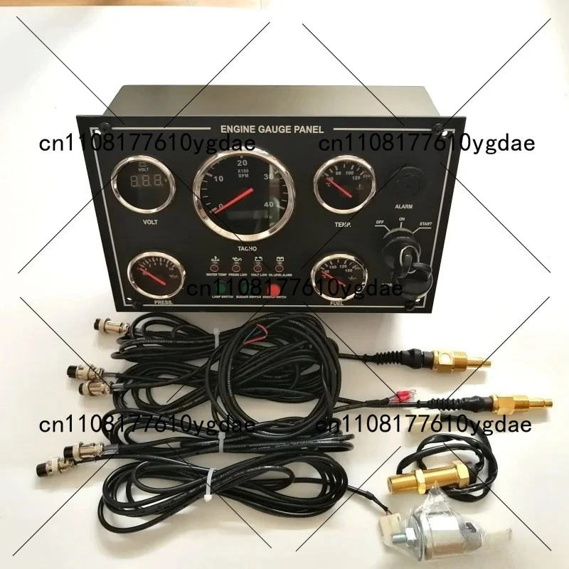 

diesel engine control panel, dashboard Switch panel Boat dashboard waterproof Marine