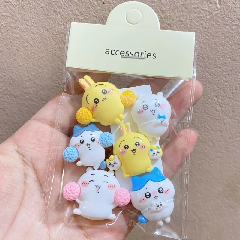 Chiikawa DIY Cream Glue Decoration for Phone Laptop Water Bottle Soft Touch Secure Adhesion Handmade Cute Kawaii Craft Sticker