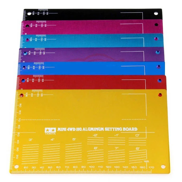 Self-made Tamiya 4WD car parts and tools, aluminum alloy tuning plate, car inspection plate, 94823 95201, multi-color