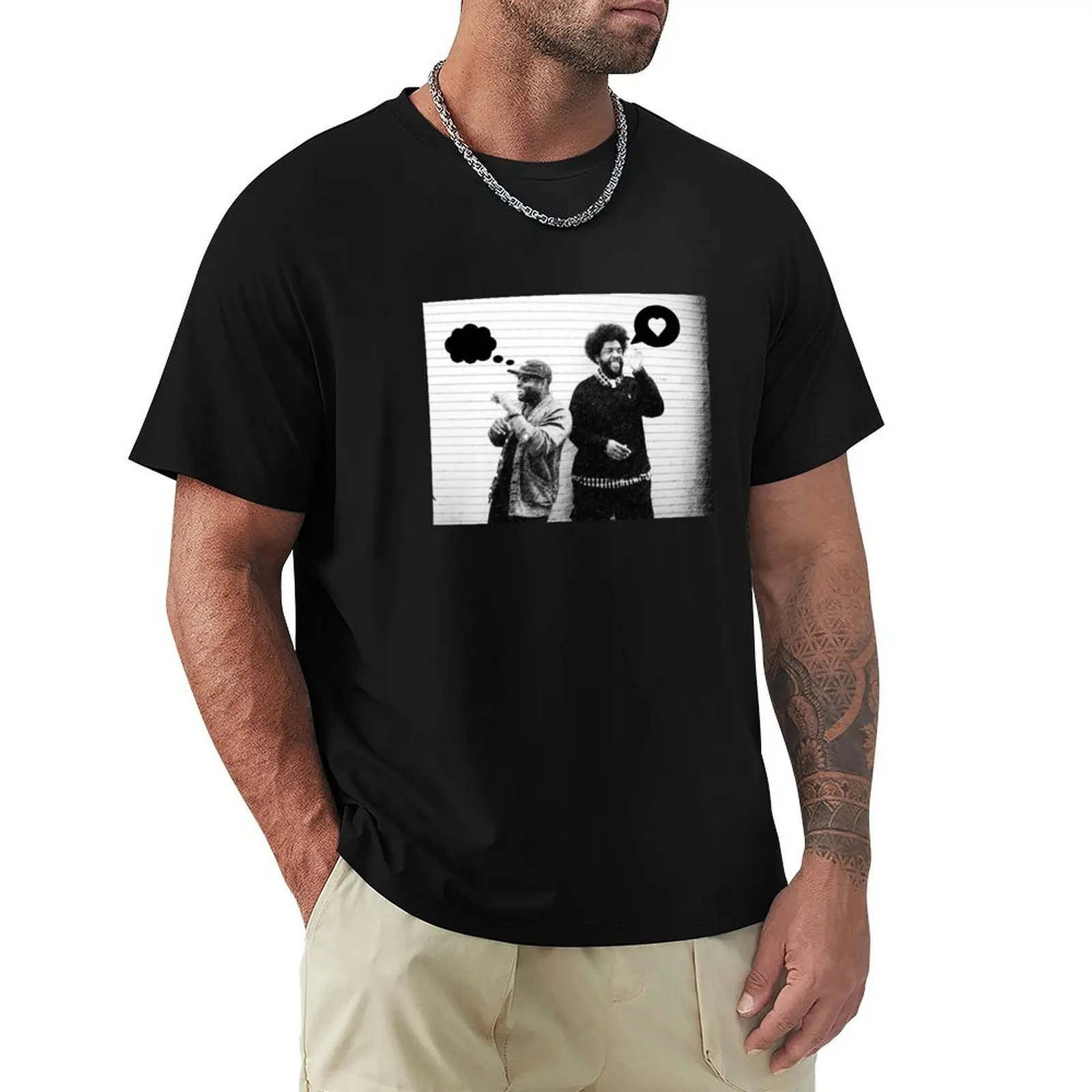 

Black Thought and Quest Love of The Roots T-Shirt custom t-shirts Clothing T-shirts oversize heavy weight t shirts for men