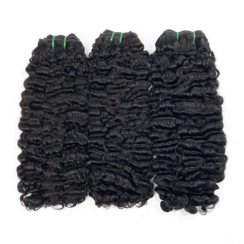 12a Human Hair Weaving Women's Double Drawn Bundles Bouncy 10-24 Inch Multi Color Selection High Quality 100% Unprocessed