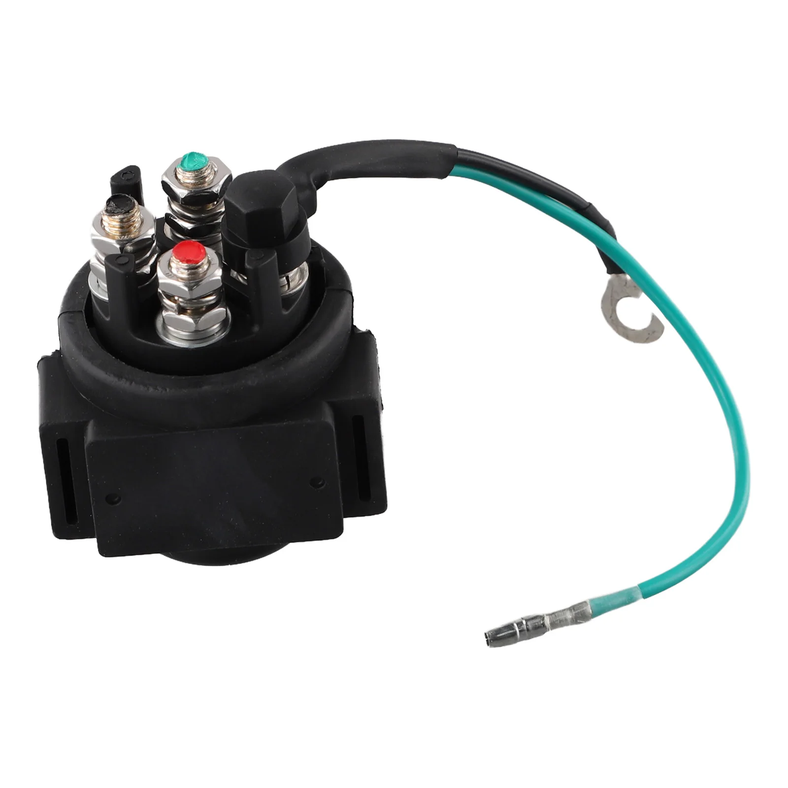 12V Marine Outboard Motor Relay Solenoid Valve 6E5-8195A/B Compatible Plastic Housing Easy Install Boat Electrical System Part