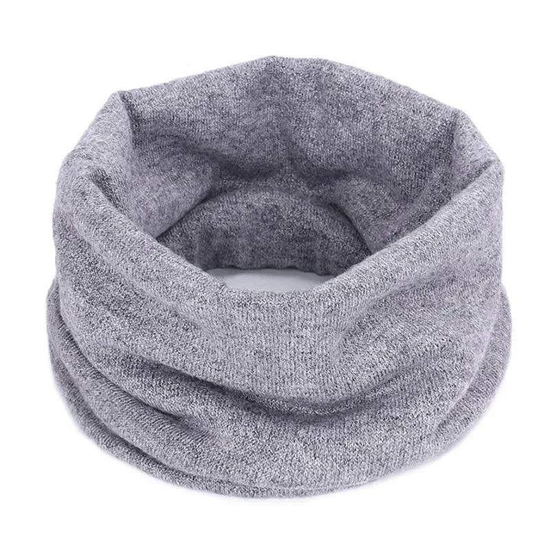 New Cashmere Winter Scarf for Baby Boys Girls Kids Knitted Scarves Unisex Elastic Mufflers Children Autumn Crochet Baby Scarf