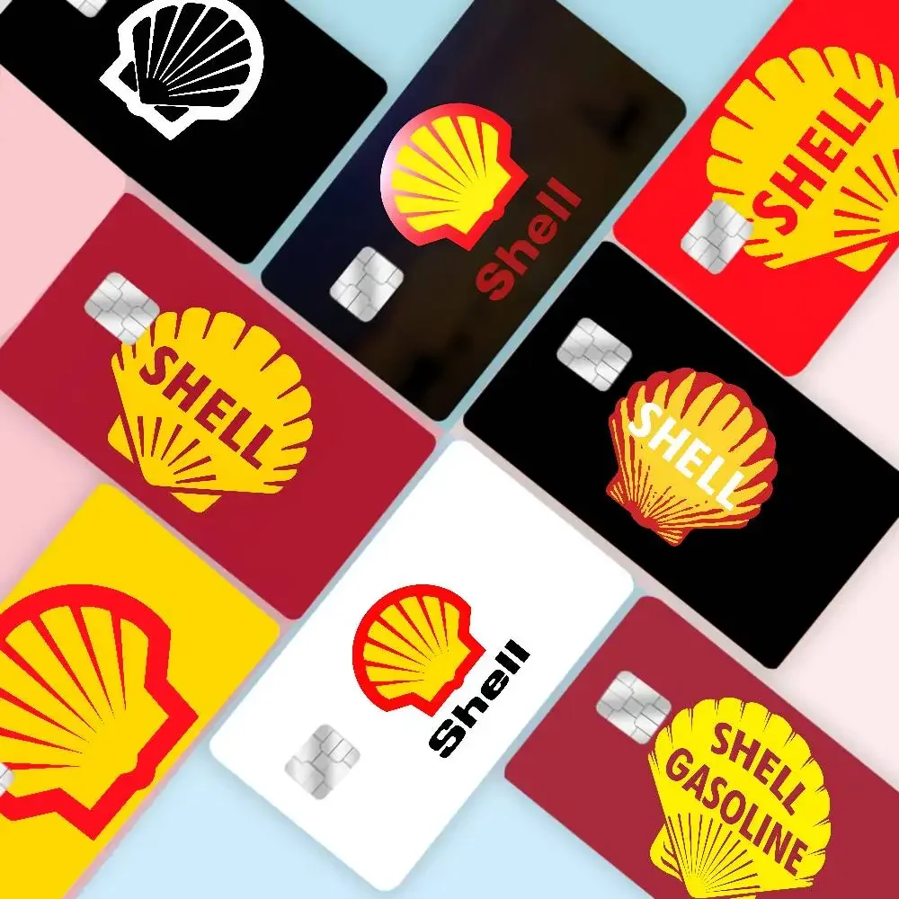 S-ShellS Credit Card Skin Stickers for VISA Bank Card Transportation Card Waterproof Sticker Anti-scratch Women Gift