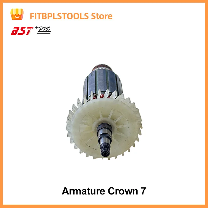 Rotor/armadura adequado para rebarbadora Crown 7 POLEGADAS AC220V-240V