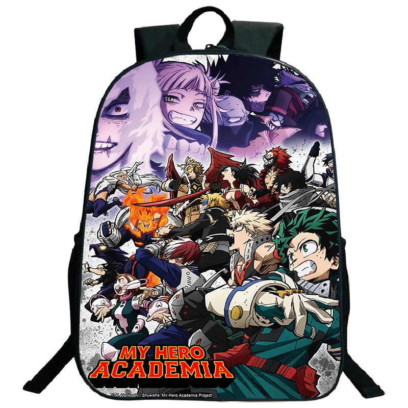 

Школьный рюкзак My Hero Academy для мальчиков и девочек, школьный рюкзак в стиле манга, дорожный рюкзак в стиле аниме Boku no Hero Academia, школьные сумки Mochila