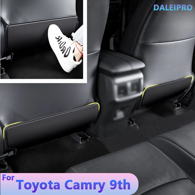 Pokrowiec na fotel samochodowy Toyota Camry 9th 2024 Ochraniacz na oparcie fotela Mata ochronna z mikrofibry Skórzany pokrowiec ochronny