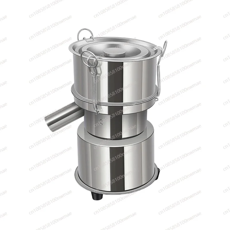 Small stainless steel vibrating sieve traditional Chinese medicine powder wood flour sieve electric powder food sieve machine