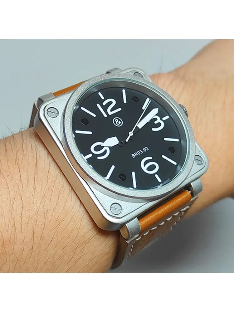 Hochwertige Original-Markenuhren für Herren Hochwertige Quadratische Automatische Mechanische Uhr Exquisite Business AAA Herrenuhren
