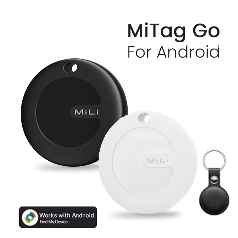 1-4Pack MiLi Smart GPS Tracker Bluetooth Locator For Android Work With Google Find My Device MiTag Mobile Key Wallets Finder