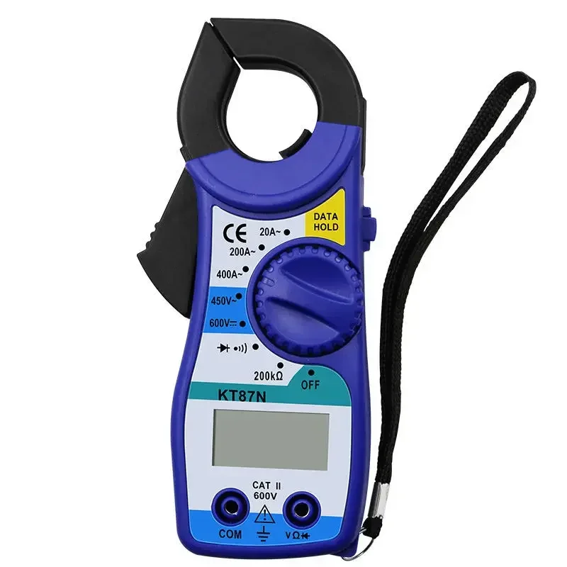 NEUE Heiße Verkäufe KT87N Blau Elektrische Digital Clamp Meter Hohe Präzision Multimeter Mini Clamp Flow Meter