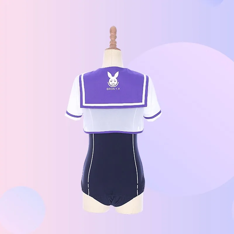 Pre-Sales Game Honkai Impact 3 Bronya Zaychik Cosplay Kostuum Set School Badpak Pruik Meisjes Cos Rollenspel Sexy kostuum Pruik