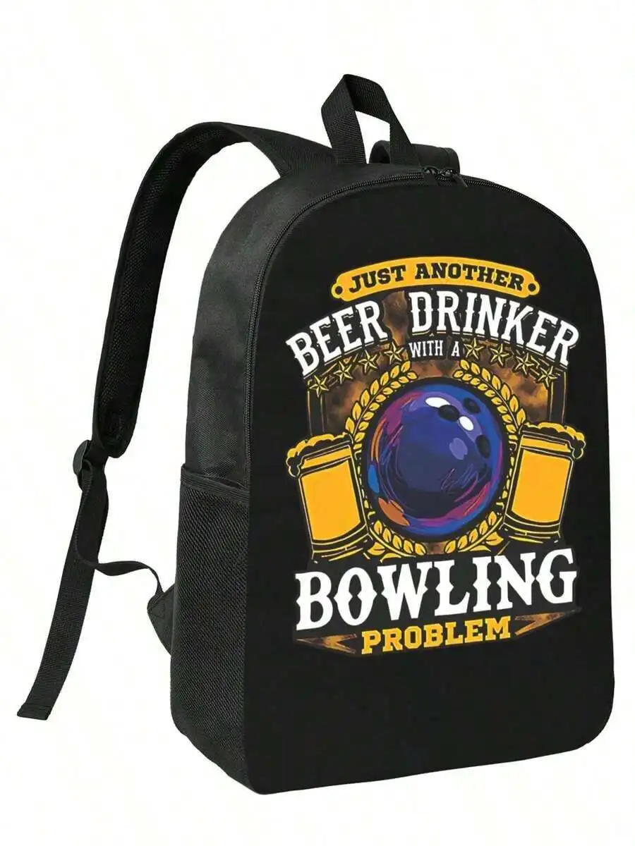 Bowling Beer Drinkers Backpack for Adults