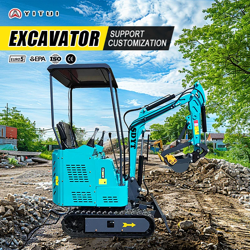 Special Offer Mini Excavator 1.2 Ton Customized Mini Excavator Ce Epa Euro 5 Kubota Engine Mini Excavator
