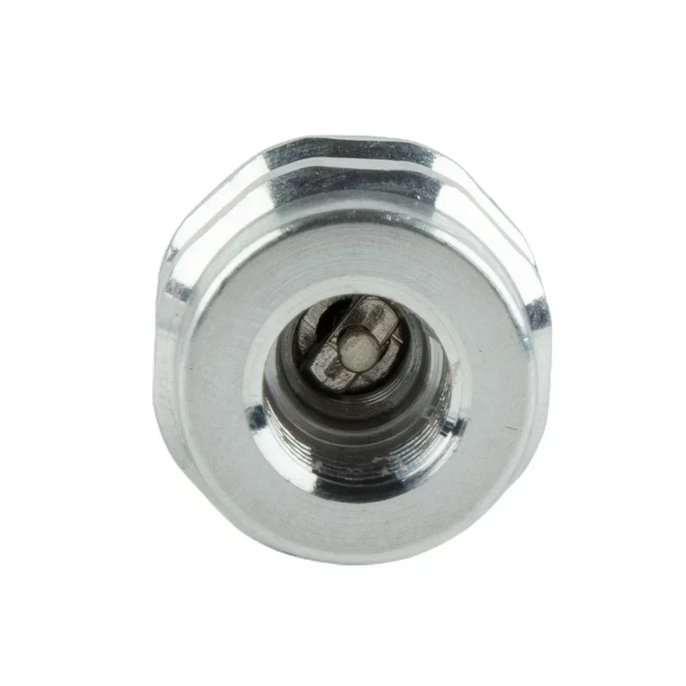 Uniwersalny zawór serwisowy klimatyzacji Adapter portu R134a z wysoką stroną i wymienne rdzenie zaworów Aluminiowe złączki klimatyzacji z wysoką stroną — zdjęcie 6