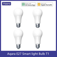 Aqara Smart light Bulb T1 E27 2700K-6500K 220-240V Smart LED Bulb Light Adjustable Color Temperature For Xiaomi Mi home HomeKit