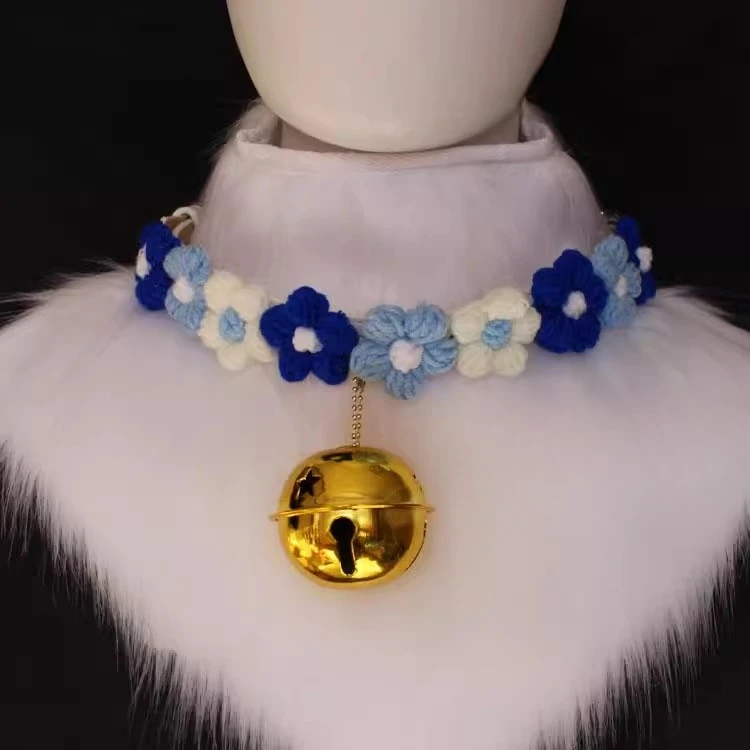

Kigurumi Beast Fury Special Collar Belt Power Ring Personalized Dress Up Accessories Anime COS Anime Styling Flower Personality