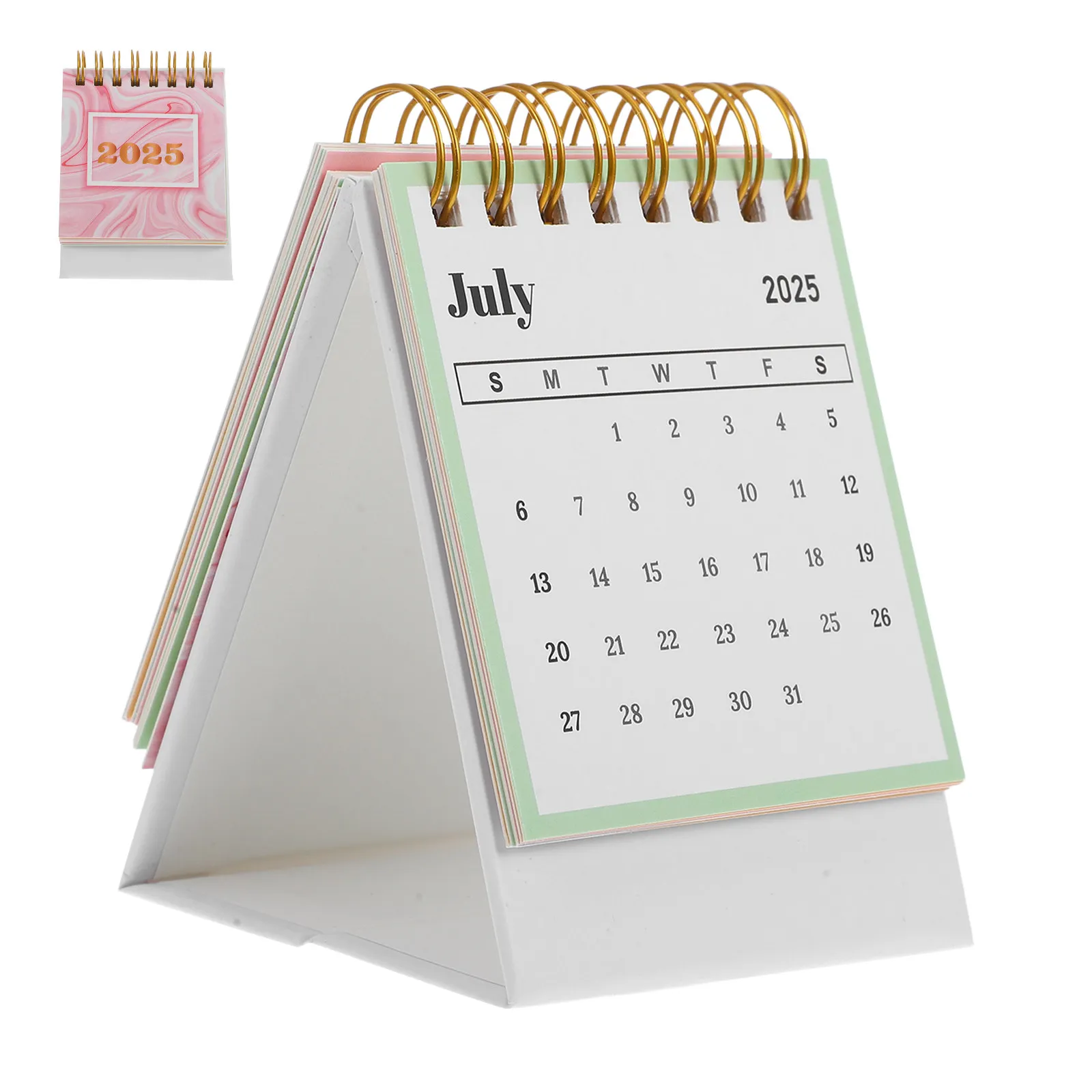 

Desk Calendar 2025 Lunar Year Small Mini Desk Standing Calendar Year of The Snake Planner Retro Table Daily Planner