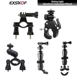 For GoPro Motorcycle Handlebar Mirror Mount 360° Adjustable Bike Mount For GoPro Hero 13 12 11 10 Insta360 X4 X3 DJI Action 4 3