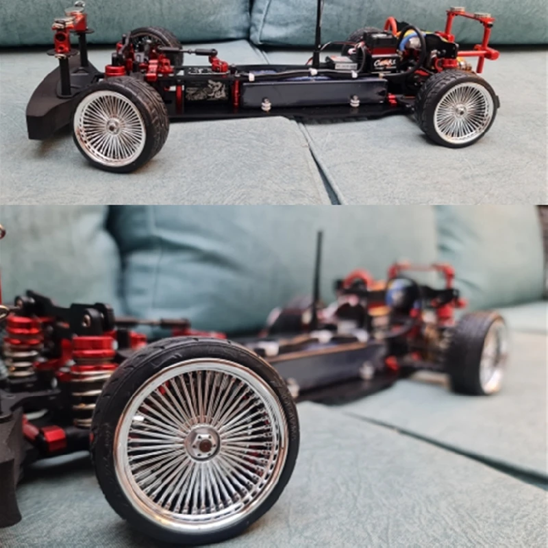 4pcs 3mm Offset RC Car 1/10 Scale Plastic Wheels Rims 12mm Nut Drift On road Touring Model Hobby