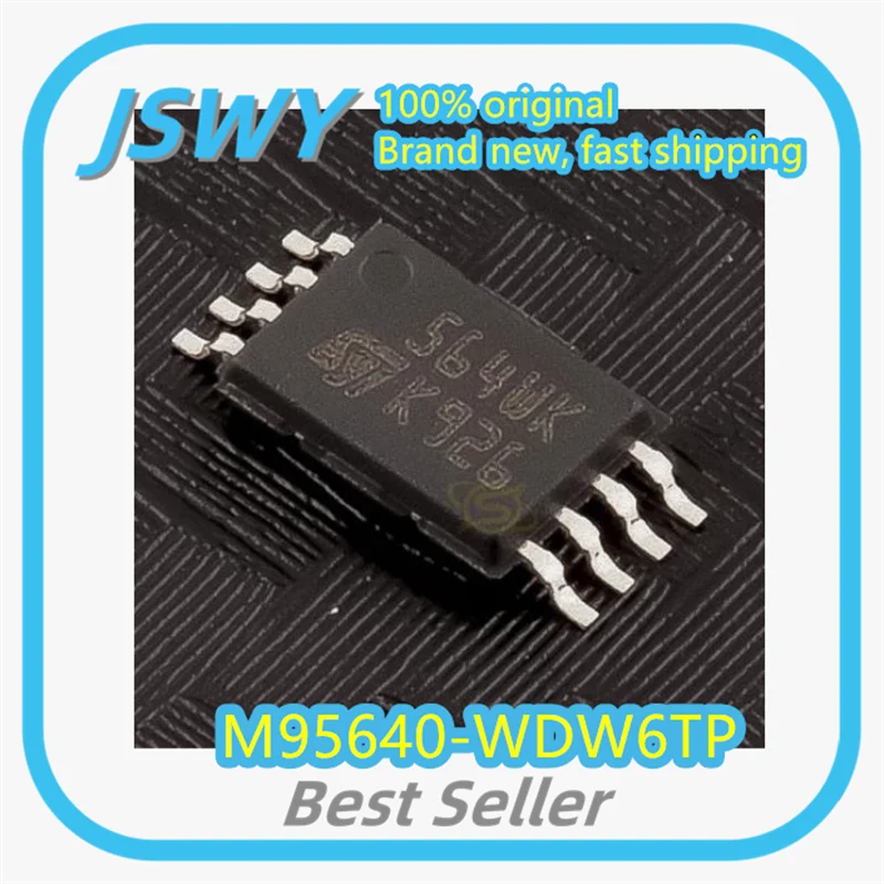 

(5/50 pcs) M95640-WDW6TP M95640 Silk Screen 9564 TSSOP-8 Storage Chip Genuine Original Fast Shipping
