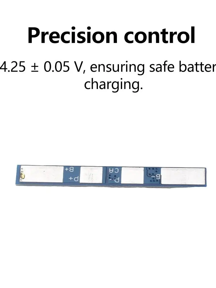 5 pièces 1S 3.7V 4A Li-ion batterie charge carte de Protection Module 2MOS BMS 18650 carte de Protection de batterie