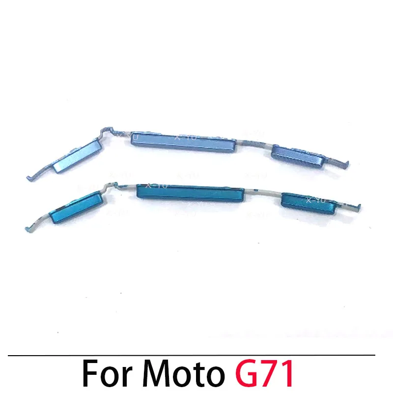 

10PCS For Motorola Moto G5 G5S G71 Plus Power ON OFF Volume Up Down Side Button Key Repair Parts