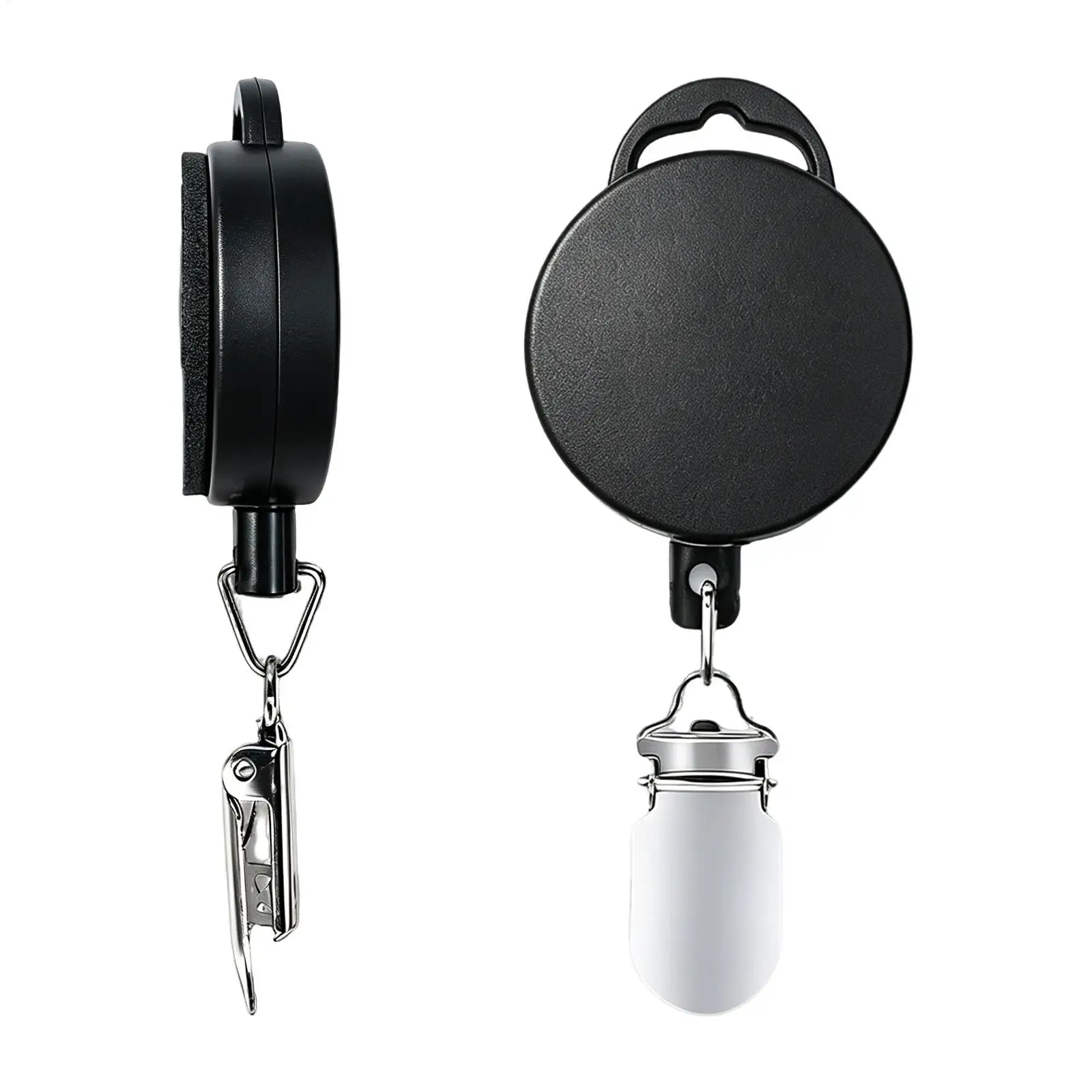 Automatic Retractable Towel Rack Self-Adhesive Wall-Mounted Hand Towel Holder Convenient Multifunctional Towel Clip Holder