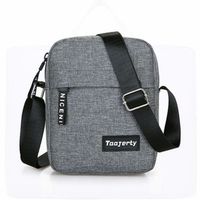 portable Nylon Shoulder Bag Solid Color Casual and Fashionable Crossbody Bag Business Retro Bag Men Hand Bag