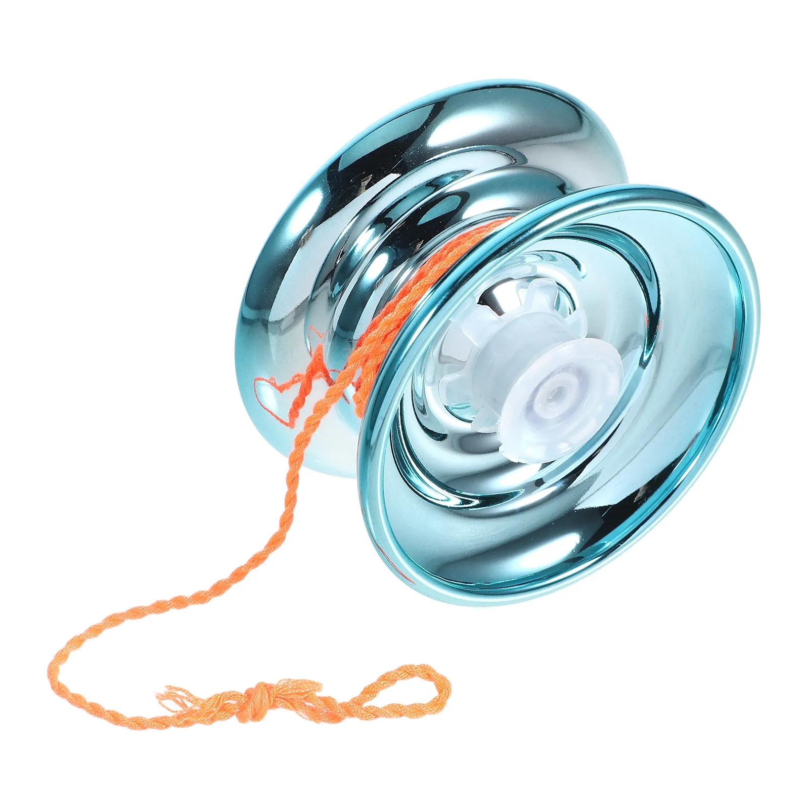 Alloy Yo-Yo Ball Smooth Fine Shaft Beginner Friendly Fingertip String Ball for Hand Eye Coordination Outdoor Play Fun Exercise