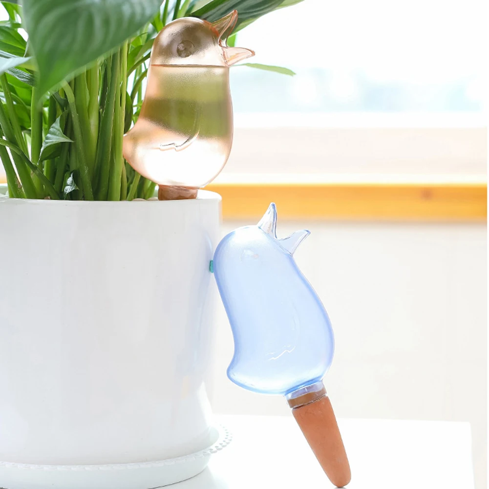 5-2PC Automatic Dripper PVC Self Watering Drips Plastic Bird Shaped Watering Tool Lightweight Irrigation System for Home Garden