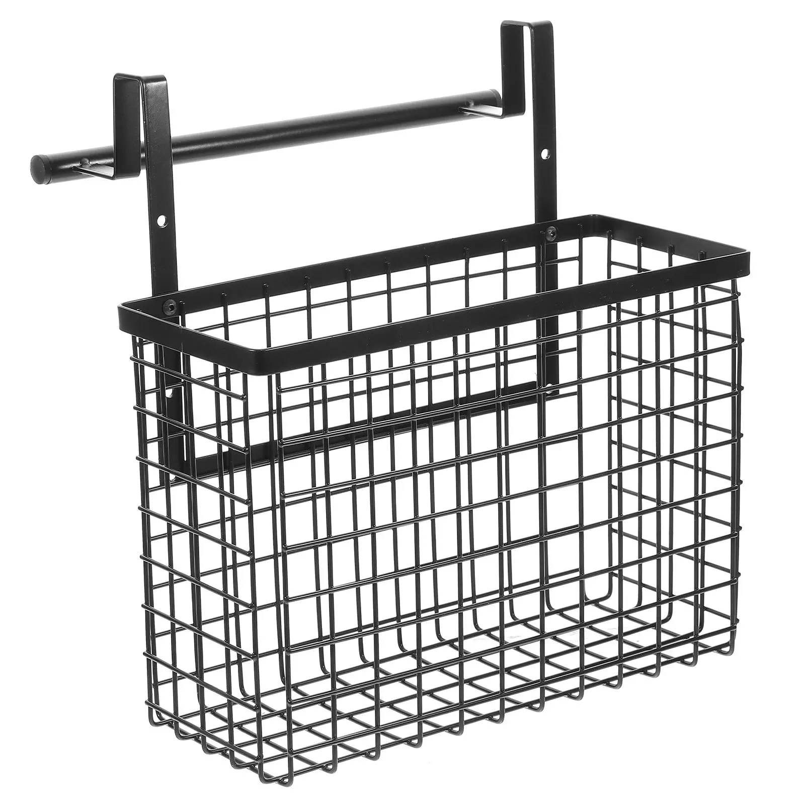 

Heavy Duty Carbon Steel Hanging Storage Shelf For Kitchen Bathroom Cabinet Door Organizer Over The Door Basket Wire Rack