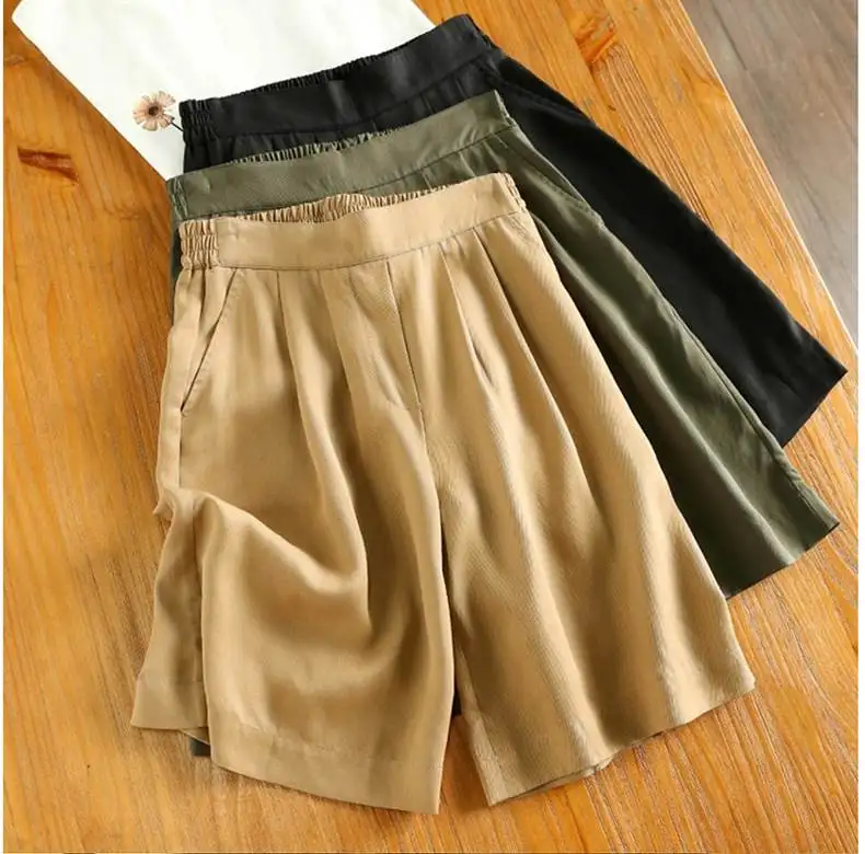 Verão 2023 tamanho grande casual orts calças para mulheres plus size confortável faionable roupas tamanhos grandes