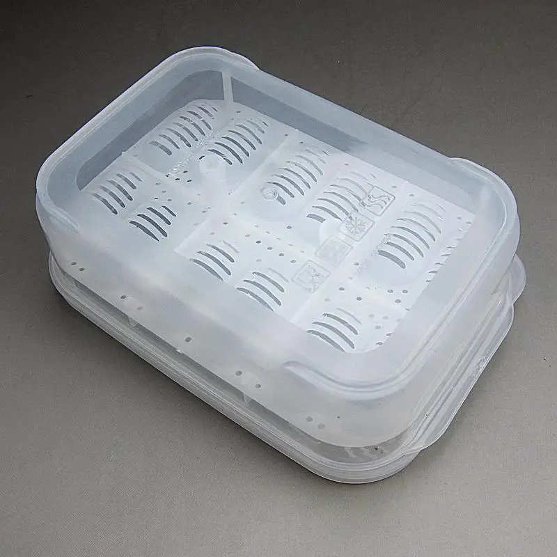 Reptile Egg Incubator Tray 16 Grids Transparent Reptiles Eggs Incubator Tray Incubation Box Hatching Tray Hatching Case For