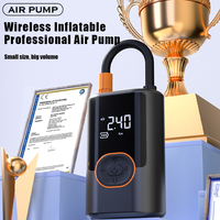 Cordless Car Air Inflator: 150PSI Fast Pump with LCD, Portable for SUV/E-Bike/Home Use, Wireless Auto Tire Pressure Gauge