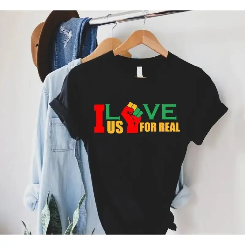 Juneteenth T Shirt I Love Us For Real Black History Lives Matter Freedom Equality Independence Day Freeish