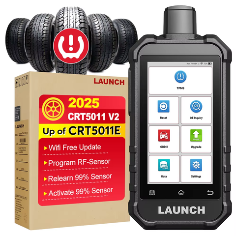 2026 LAUNCH X431 Creader 5011  TPMS Tool，TPMS Sensor (315+433MHz) Read/Activate/Relearn/Reset Scanner Tool,OBD2 Code Reader&