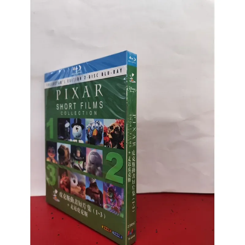 Pixar Animated Short Film Collection Blu-ray BD Brand New Unopened 2-Disc Box Collector's Edition Includes Leather