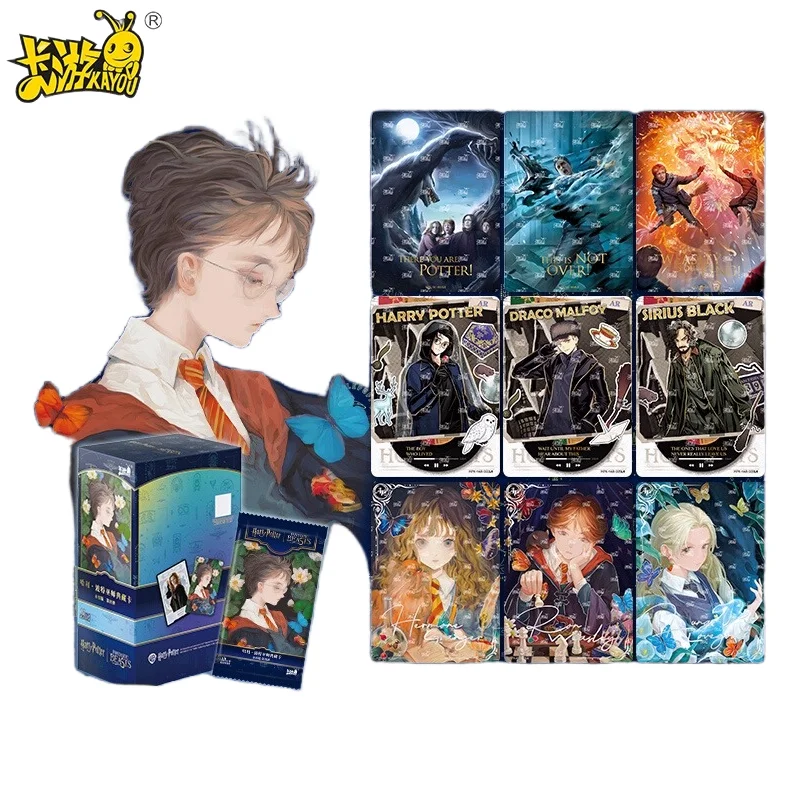 Tarjetas coleccionables de Harry Potter, Kayou Wizard Archive Eternal Edition Series 4, paquete de refuerzo, juego de coleccionista TCG con licencia oficial, regalo