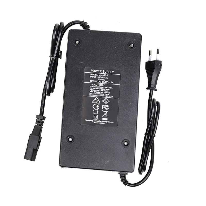 For Citycoco Harley Electric Scooter European Standard EU 60V 5A Battery Charger Power Supply 67.2V 5A US Power Charger Parts