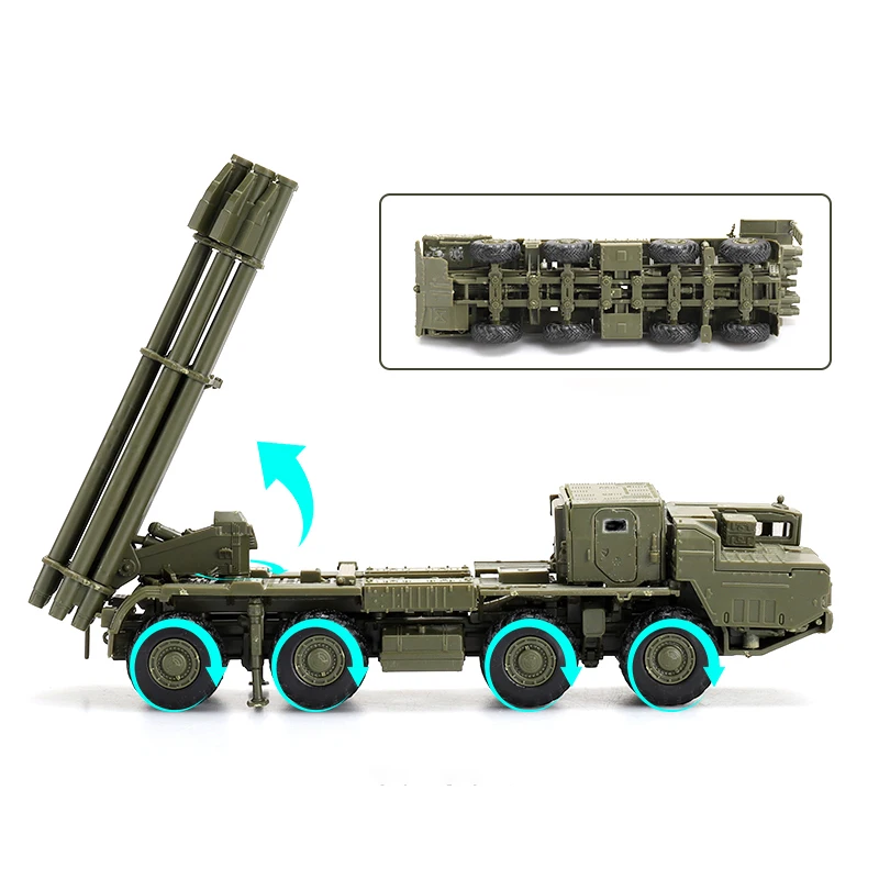 1/72 Russia Army 9K58 S-300 T90MS T14 Vehicle Tank Plastic Assembled Truck Puzzle Building Kit Military Car Model Toy Gift