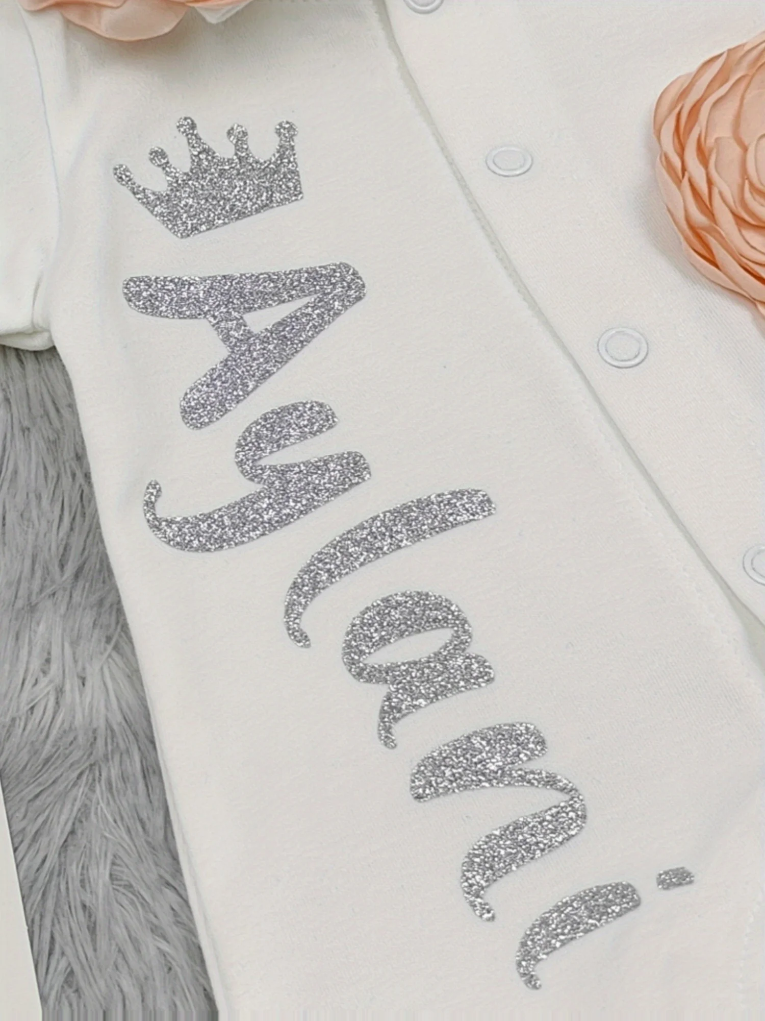 زهرة الباستيل الوردية من الشرق الأوسط اسم مخصص عطلة التخصيص الحصري سوبر جو حالمة مجموعة تألق