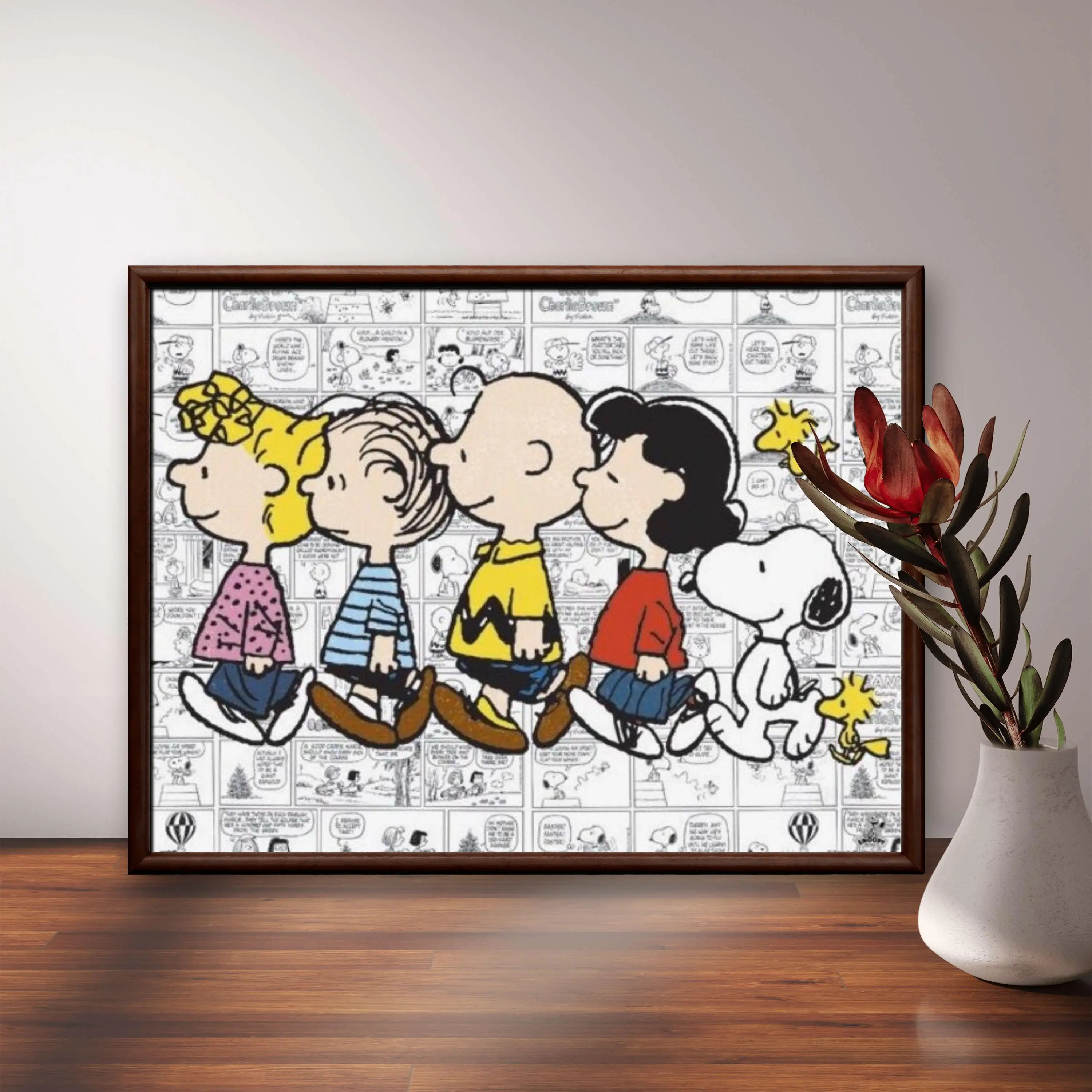 2026 New 5D DIY Full Drill Diamond Painting Kawaii Snoopy Cartoon Mosaic Rhinestone Wall Hanging Decor Gift For Snoopy Lovers
