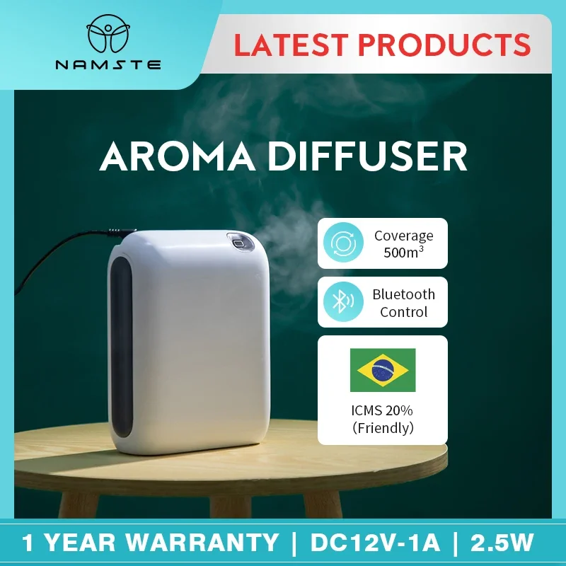 

400m³ Namste Aroma Diffuser For Home Air Fresheners Sprayer Aromatherapy Scent Device Smart Essential Oils Machine Oil Diffuser